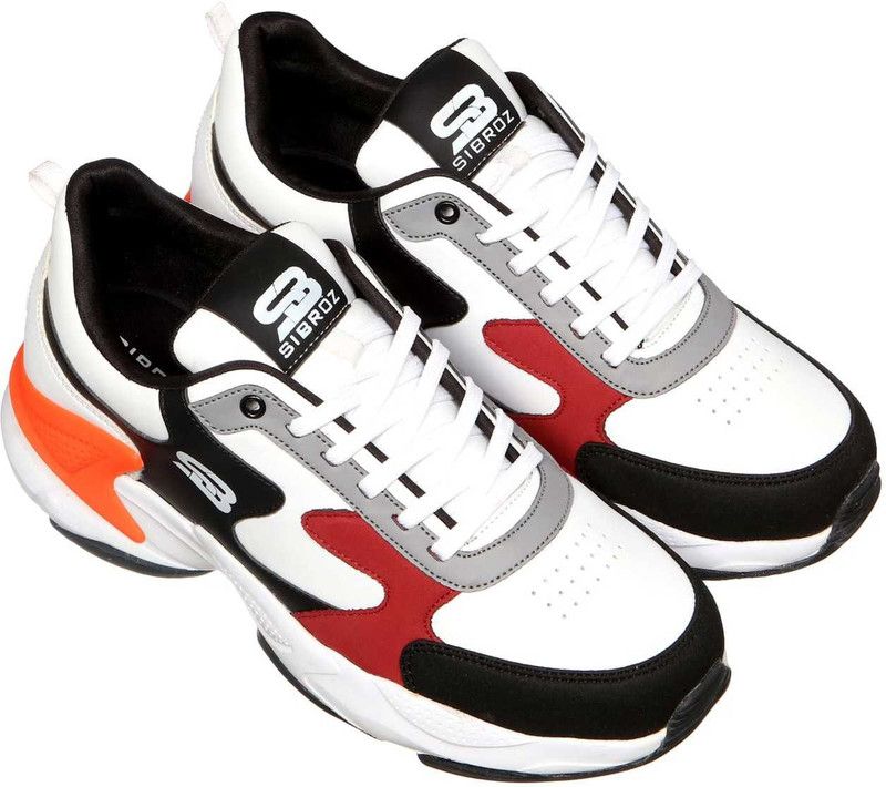 TRENDY FASHIONABLE MODERN SNEAKERS Party Wear For Men  (White)