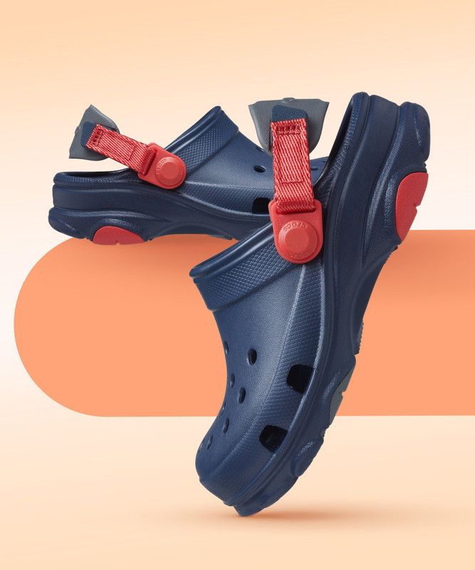 Sling Back Clogs For Boys & Girls  (Dark Blue)