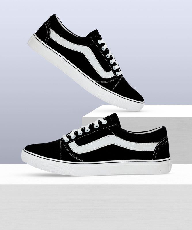 411 Casual Sneakers For Men  (Black)