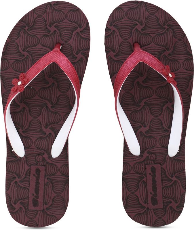 for Women Slippers / Flip Flop Slippers  (Maroon 6)