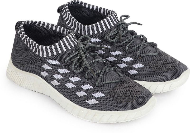 Patchwork Running Shoes Outdoors For Women  (Grey)