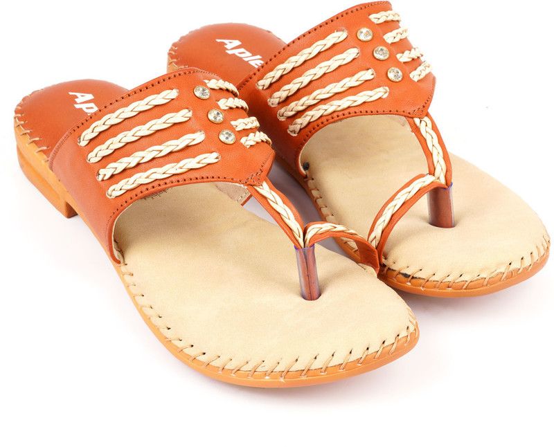 Women Extra Soft Doctor Chappal Tan Wedges Sandal