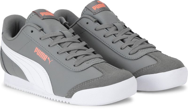 Lace Sneakers For Boys & Girls  (Grey)