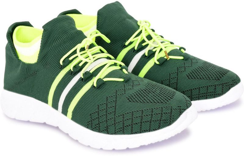 EVONFOOT - LIEGHTWEIGHT MOJA SHOES FOR MENS Slip On Sneakers For Men  (Green)