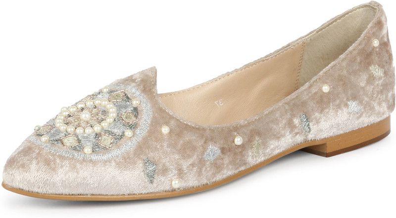 Beg Color Leather Women Flats Ballerinas Bellies For Women  (Beige)