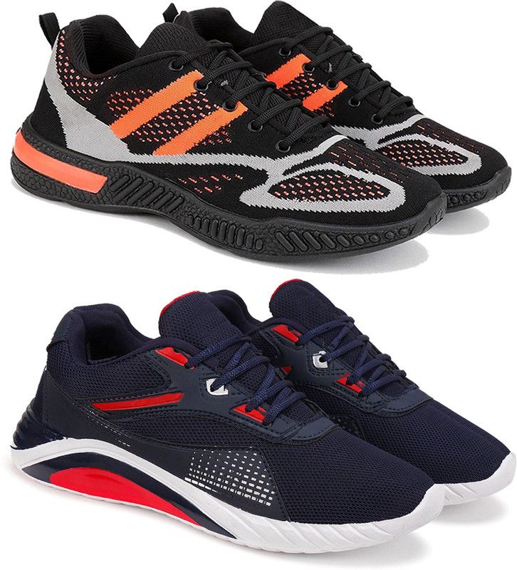 Earton Sports Shoes For Men Stylish Shoes For Running ,Shoes (Pack Of 2) Training & Gym Shoes For Men  (Multicolor)