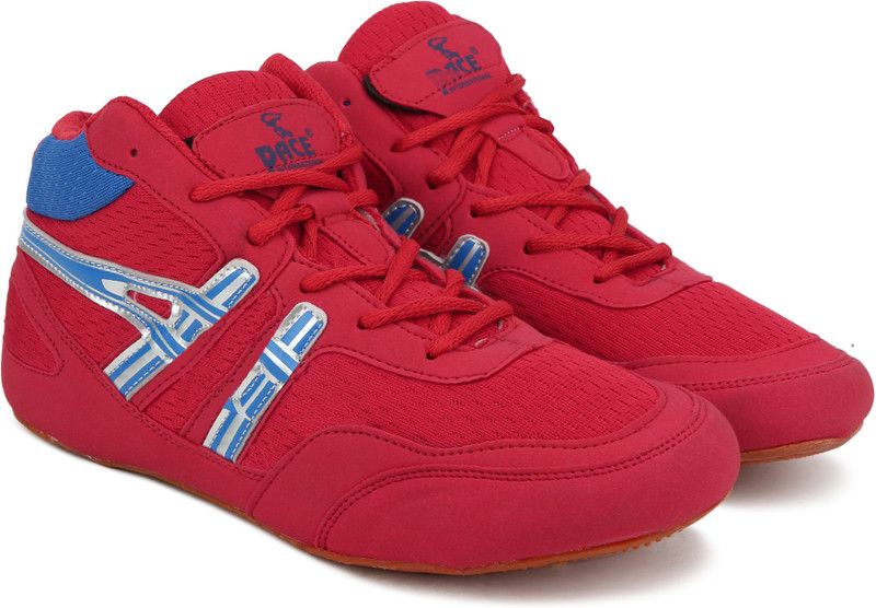 Wrestling Shoes and Kabaddi Shoes for Men Wrestling Shoes For Men  (Red, Blue)