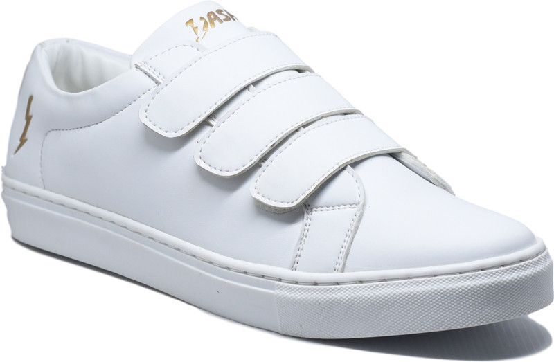 White Dash Edition Slash Sneakers For Men  (White)