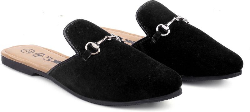 Men's Casual Mules Casuals For Men  (Black)