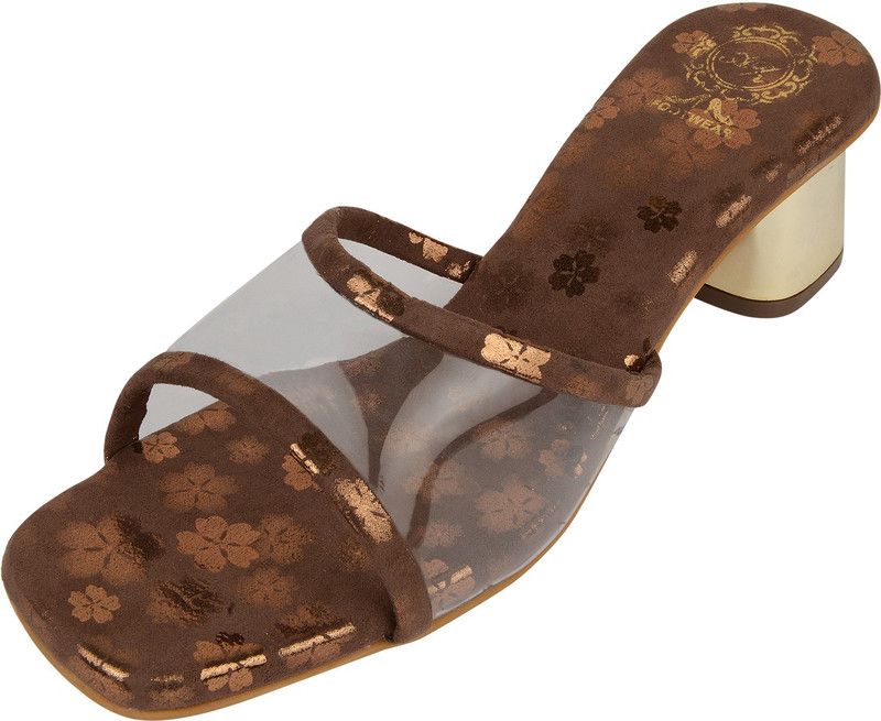 Women Brown, Copper, Gold Casual Sandal