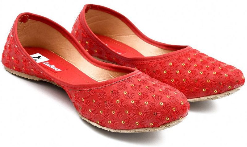 Ethnic Jutties for Women & Girls Jutis For Women  (Red)