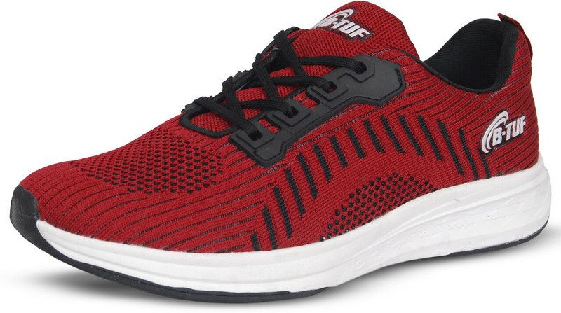 Running Shoes Casual Jogging Walking Training Gym Sport Shoe for Boys (EURO RD) Running Shoes For Men  (Red, Black)