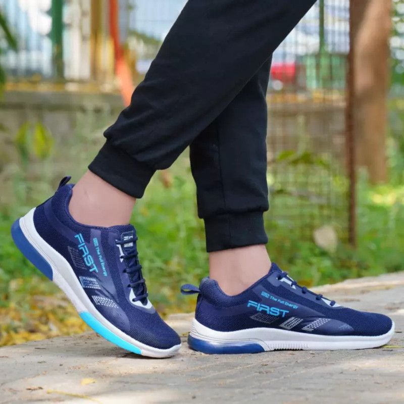 Comfortable and walking sports shoes for men and boys Running Shoes For Men  (Navy)