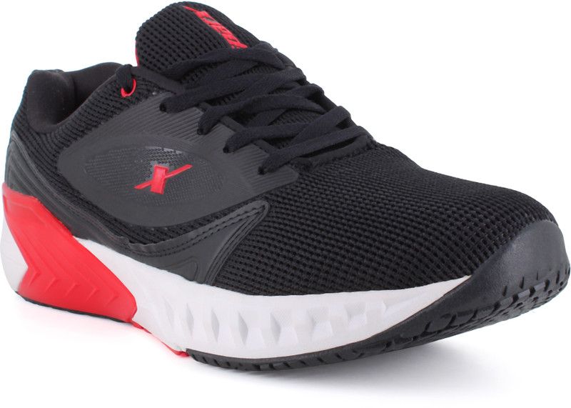 SM-713 Running Shoes For Men  (Black, Red)