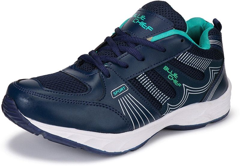 Stylish Sports Shoes for Mens and Boys Running Shoes For Men  (Navy, Green)