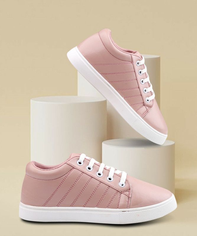 Trendy Sneakers For Women  (Burgundy)