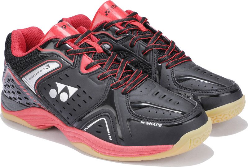 AERO COMFORT 3 Badminton Shoes For Men  (Black)