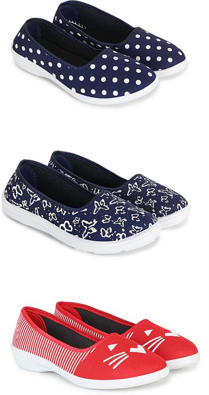 TPMS Latest Collection For Women And Girls Casuals For Women  (Red, White, Navy)