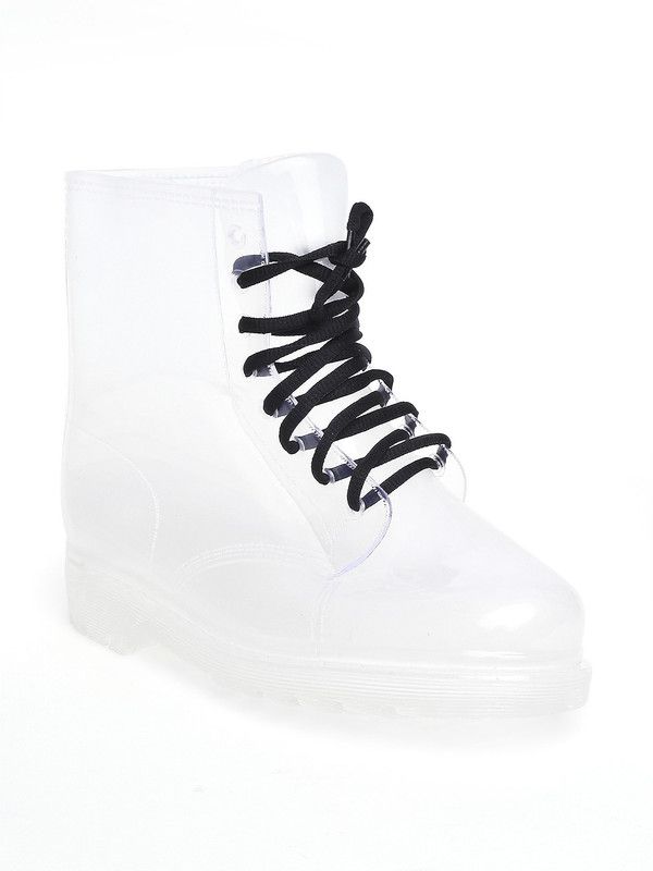 Boots For Women  (White)