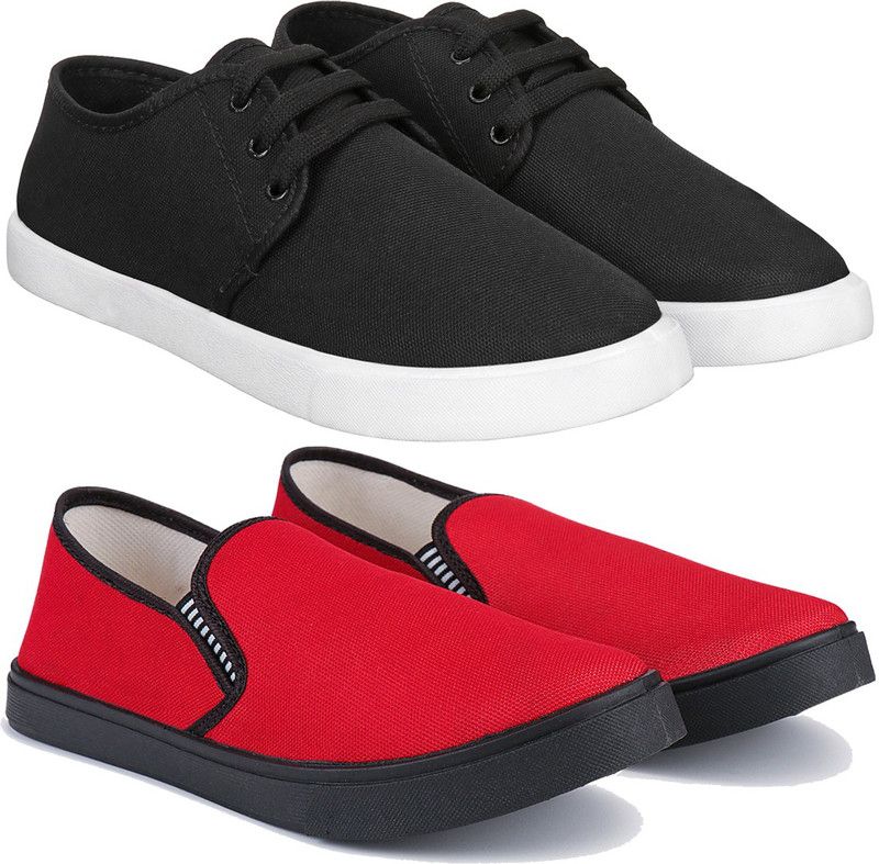 Oricum Casual Shoes For Men Sneaker,Loafer shoes for Men Multicolour Pack Of 2 Sneakers For Men  (Multicolor)