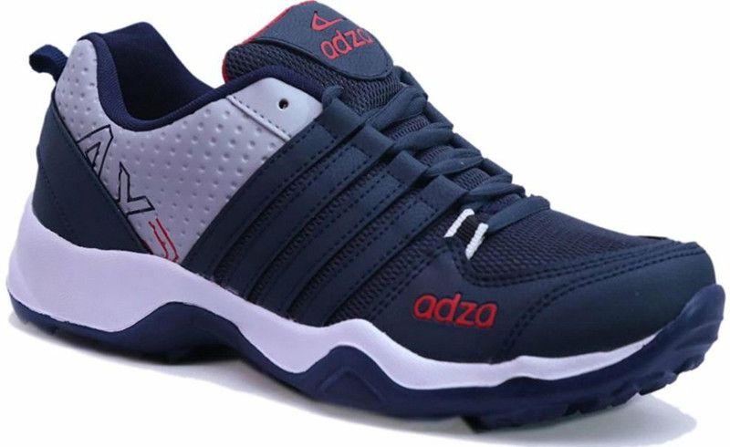 Casual Sports Running Shoes For Men  (Navy, Grey)