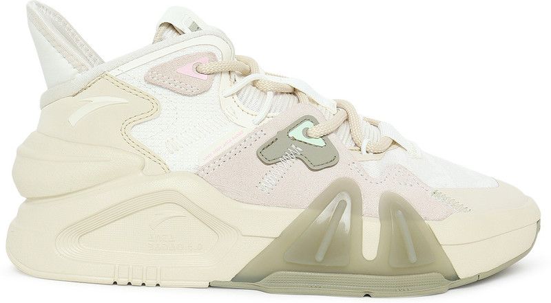 Anta Badao 4. L.Beige L.Beige Yllw Solid Women Casual Sneakers Running Shoes For Women  (Beige)