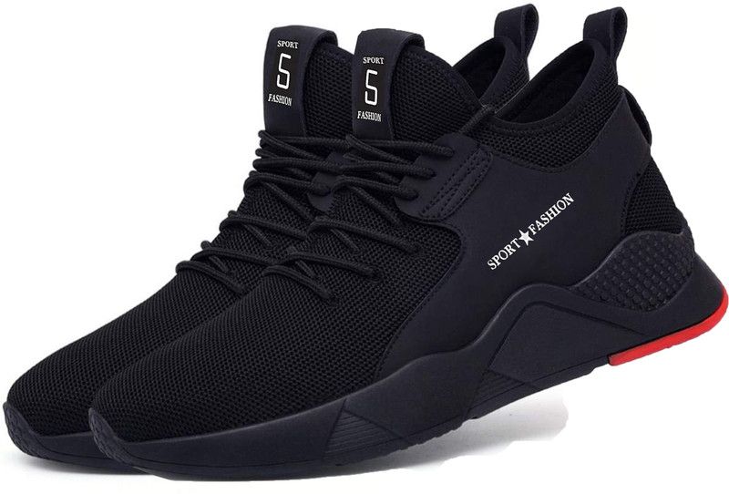 Sports Casuals For Men  (Black)