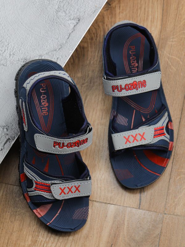 Men Grey, Blue Sandal