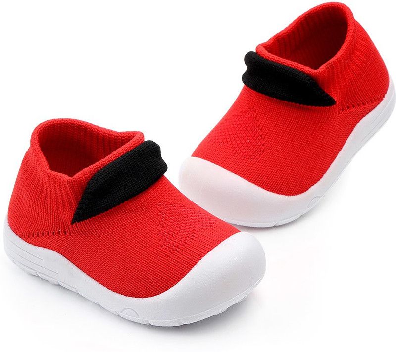 Slip on Loafers For Boys & Girls  (Red)