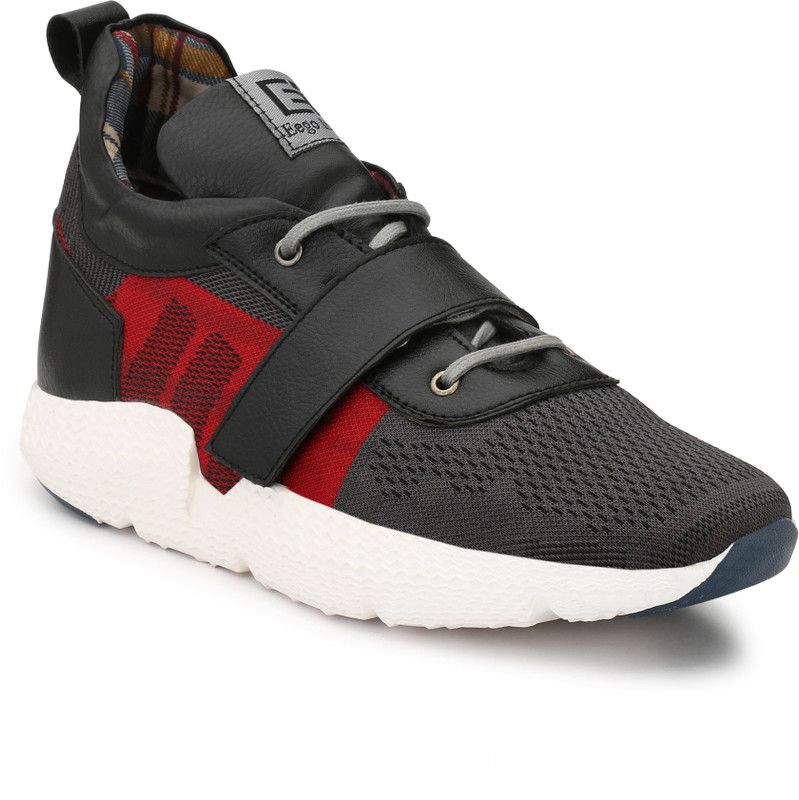 High Top Premium Training & Gym Shoes For Men  (Red, Grey)