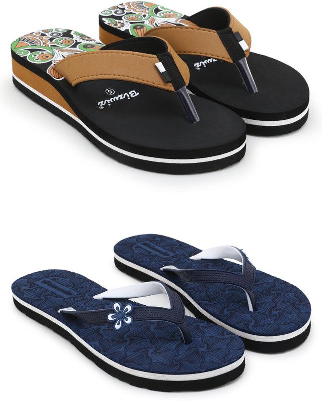 Slippers  (Brown, Blue 6)
