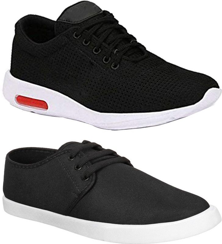 Sporter Men Multicolor Sports and Running Shoes (Pack of 2) (Combo(ZO)-1200-349) Running Shoes For Men  (Multicolor)