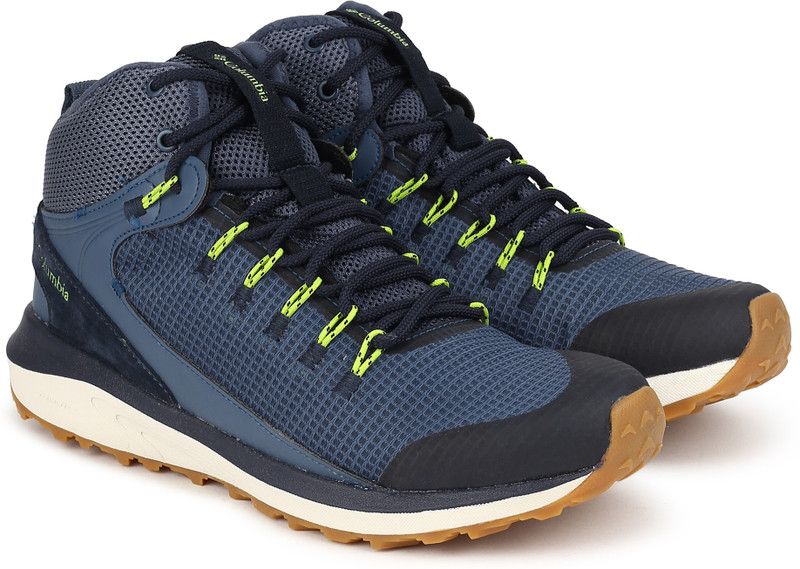 Columbia Trailstorm Mid Waterproof Hiking & Treking Shoes For Men Hiking & Trekking Shoes For Men  (Blue)