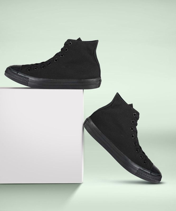 Sneakers Long Shoes Sneakers For Men  (Black)