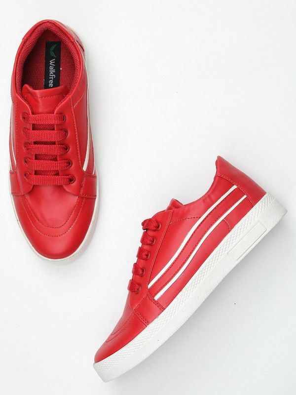 Sneakers For Women  (Red)