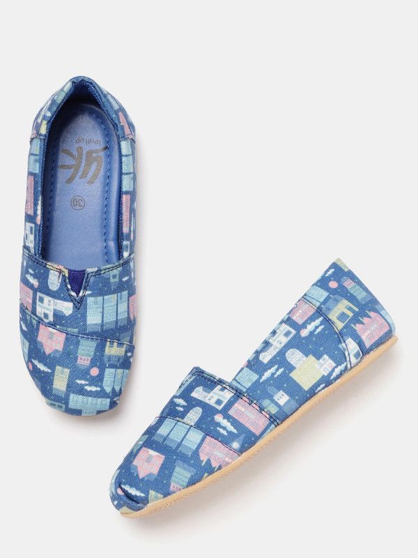 Slip on Espadrilles For Girls  (Blue)