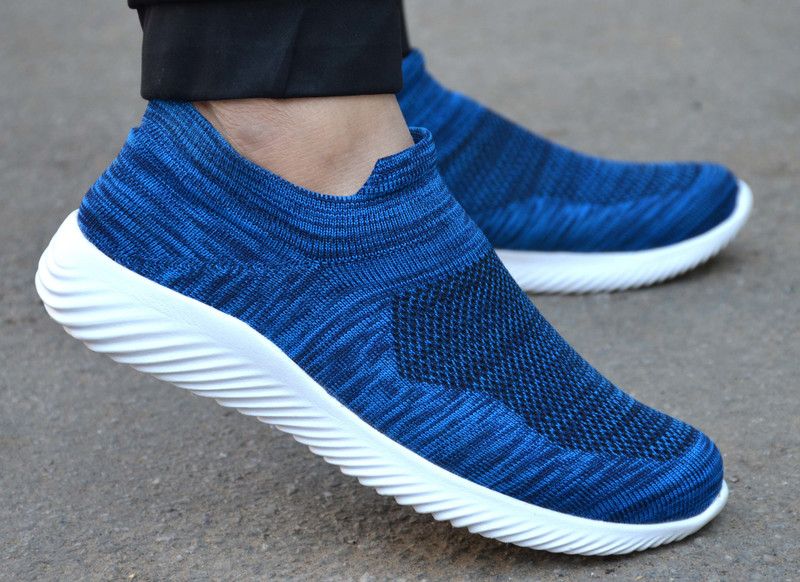 Mesh |Lightweight|Comfort|Summer|Trendy|Walking|Outdoor|Daily Use Running Shoes For Men  (Blue)