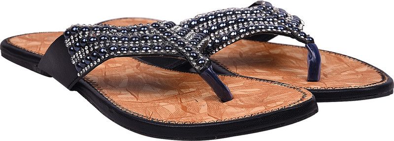 Women Black, Beige Sandal