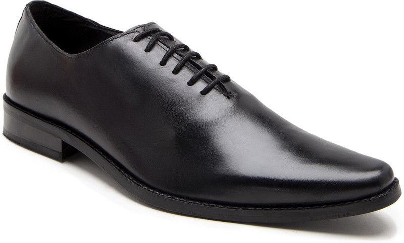 Genuine Leather Wholecut Oxford Shoes Oxford For Men  (Black)