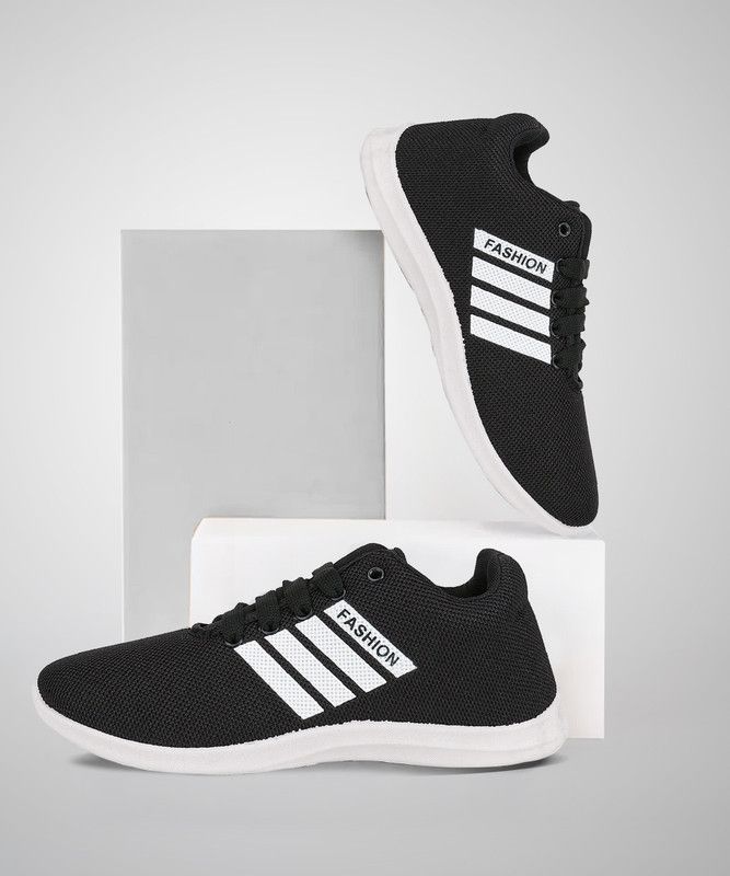 NEW Latest Affordable Range of Trendy Walking Sports Running Shoes For Women  (Black)