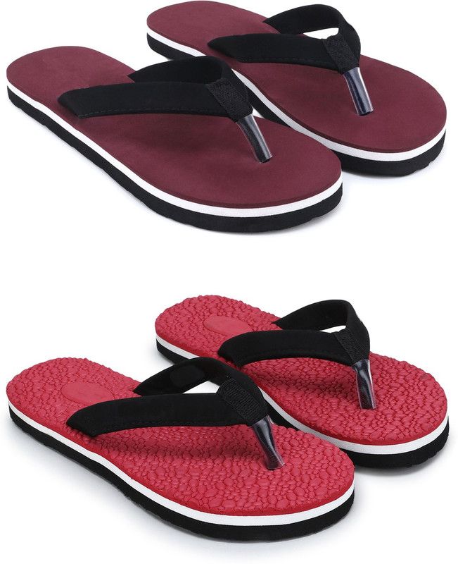 Slippers  (Maroon, Red 8)