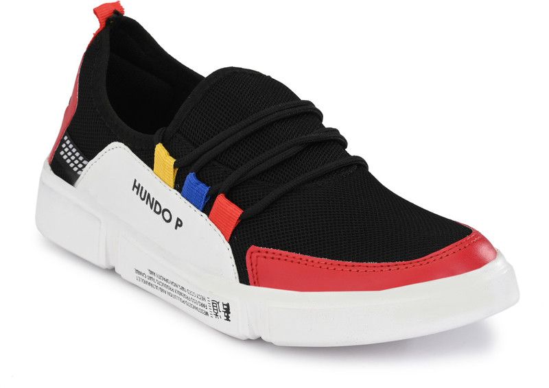 Hundo P Men Casual Sports Shoes AIR Trainers/Gym Running Athletic Competition Sneakers Sneakers For Men  (Black)