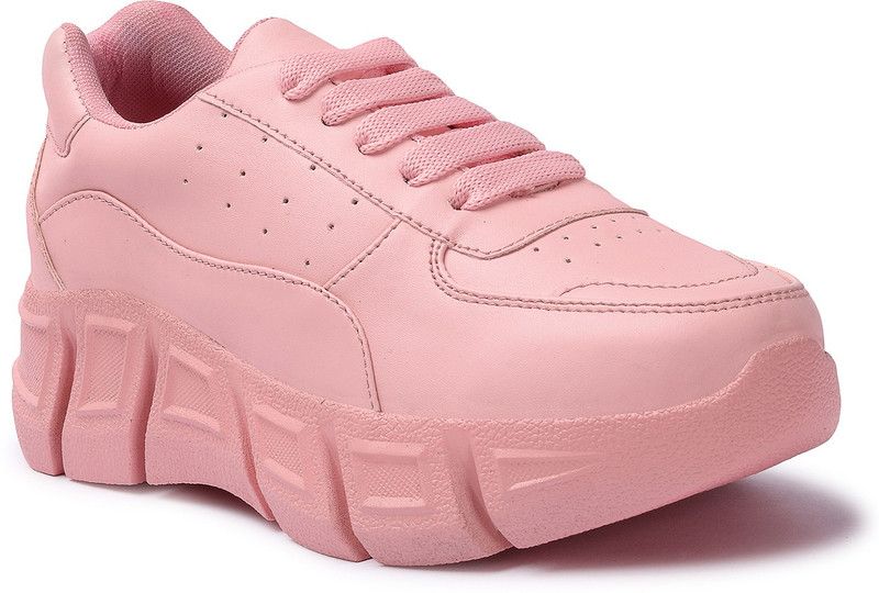 Girls Stylish Casual Sports Shoe Sneakers For Women  (Pink)