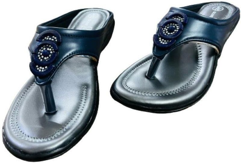 Women Blue, Grey Heels Sandal