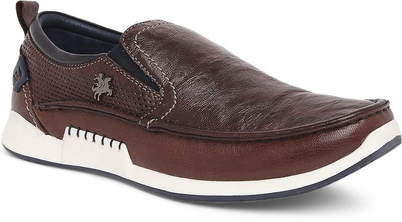 BRIEN Genuine Leather Boots For Men  (Brown)
