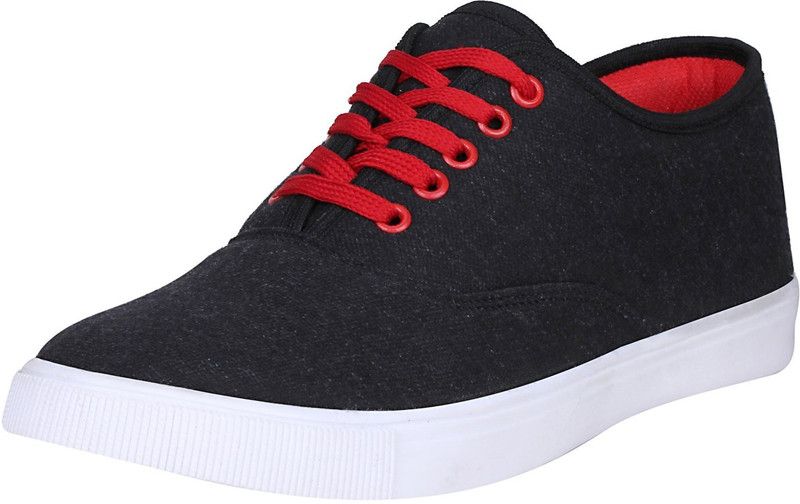 Canvas cotton all weather Canvas Shoes For Men  (Black)