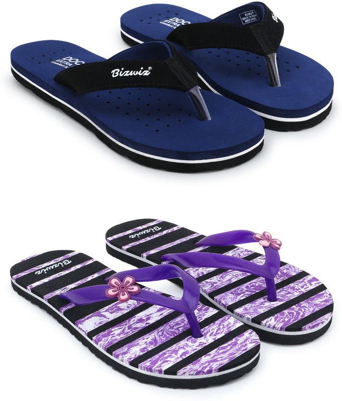 Slippers  (Blue, Purple 7)