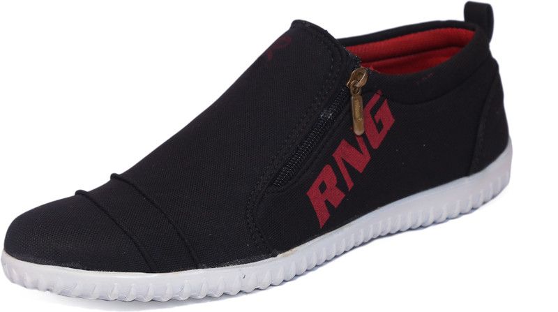 Ultralight stylish comfy climacool popular decent budget Slip On Sneakers For Men  (Black)