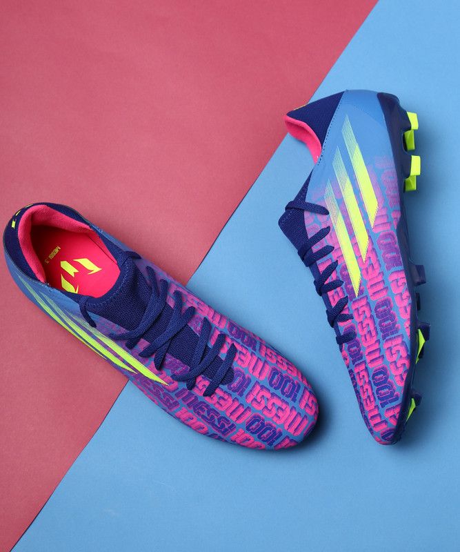 X FLOW MESSI.3 FG Football Shoes For Men  (Blue)