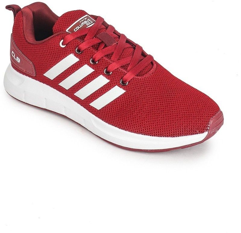 Columbus Outdoors For Men  (White, Maroon)